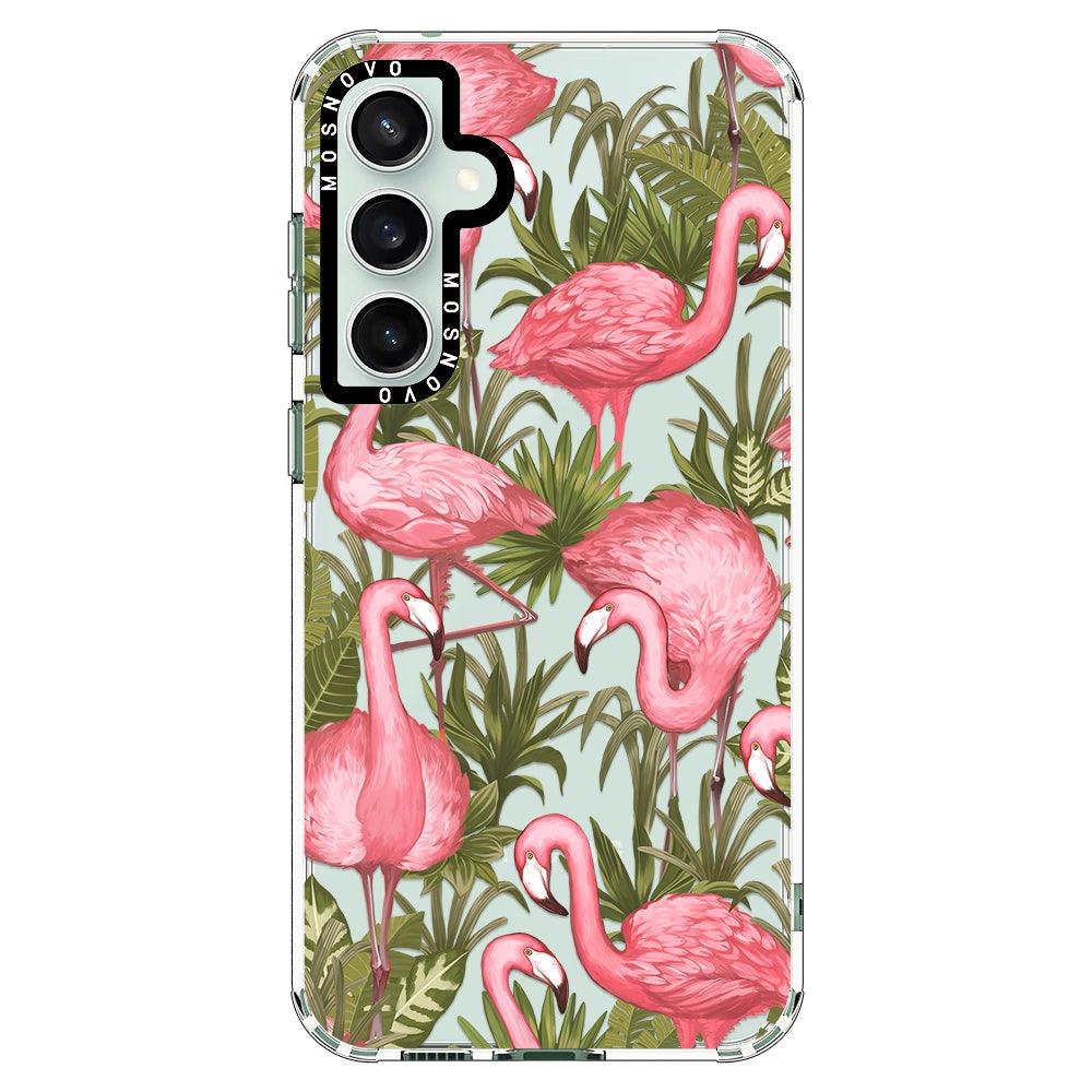 Flamingo Art Phone Case - Samsung Galaxy S23 FE Case