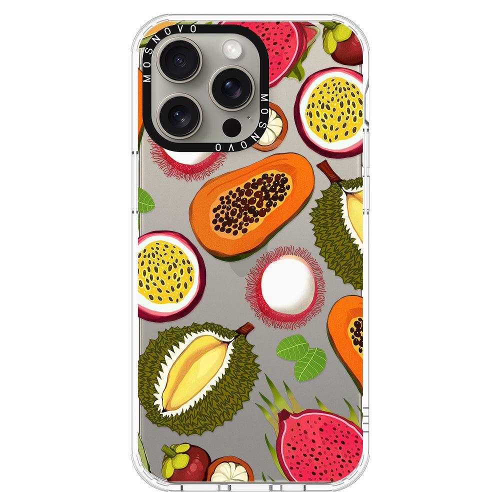 Tropical Fruit Phone Case - iPhone 15 Pro Max Case - MOSNOVO