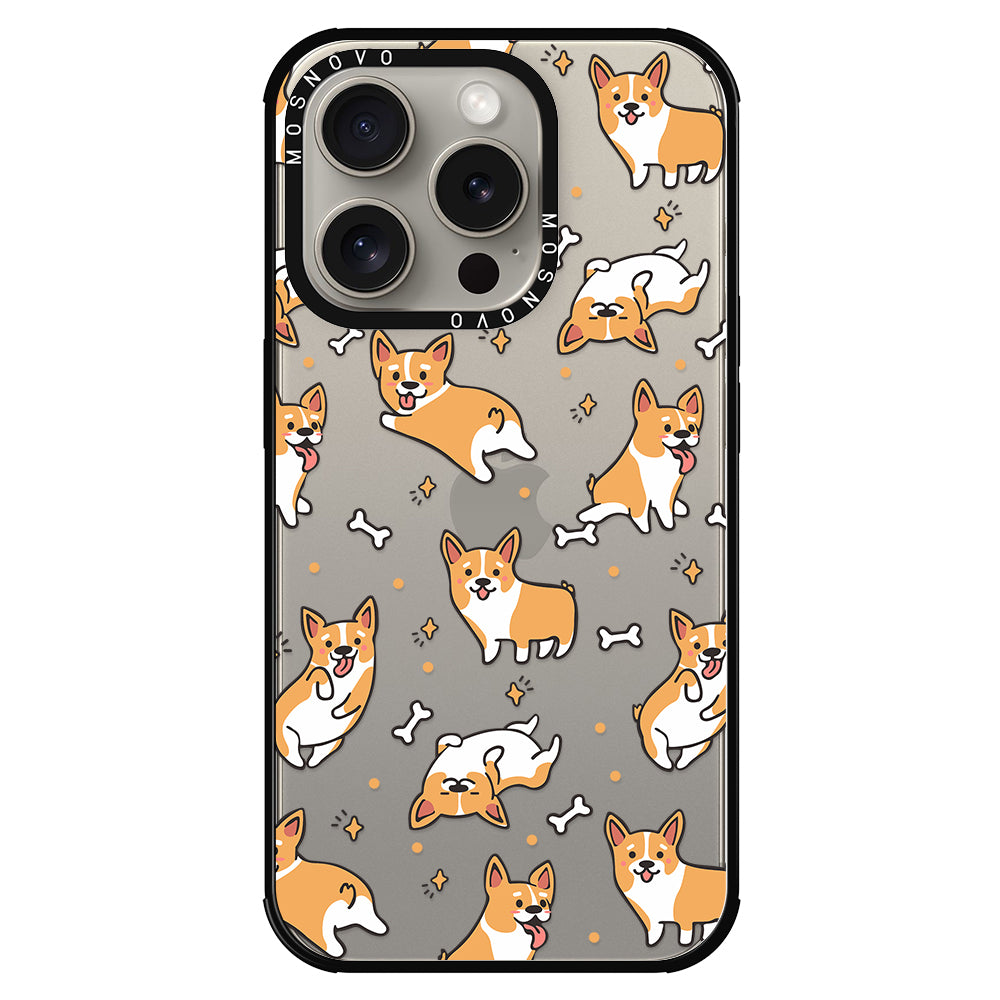 Corgi Phone Case - iPhone 15 Pro Case - MOSNOVO