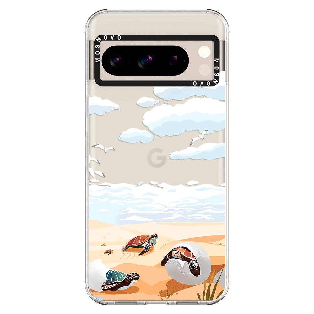 Baby Tortoise Phone Case - Google Pixel 8 Pro Case - MOSNOVO