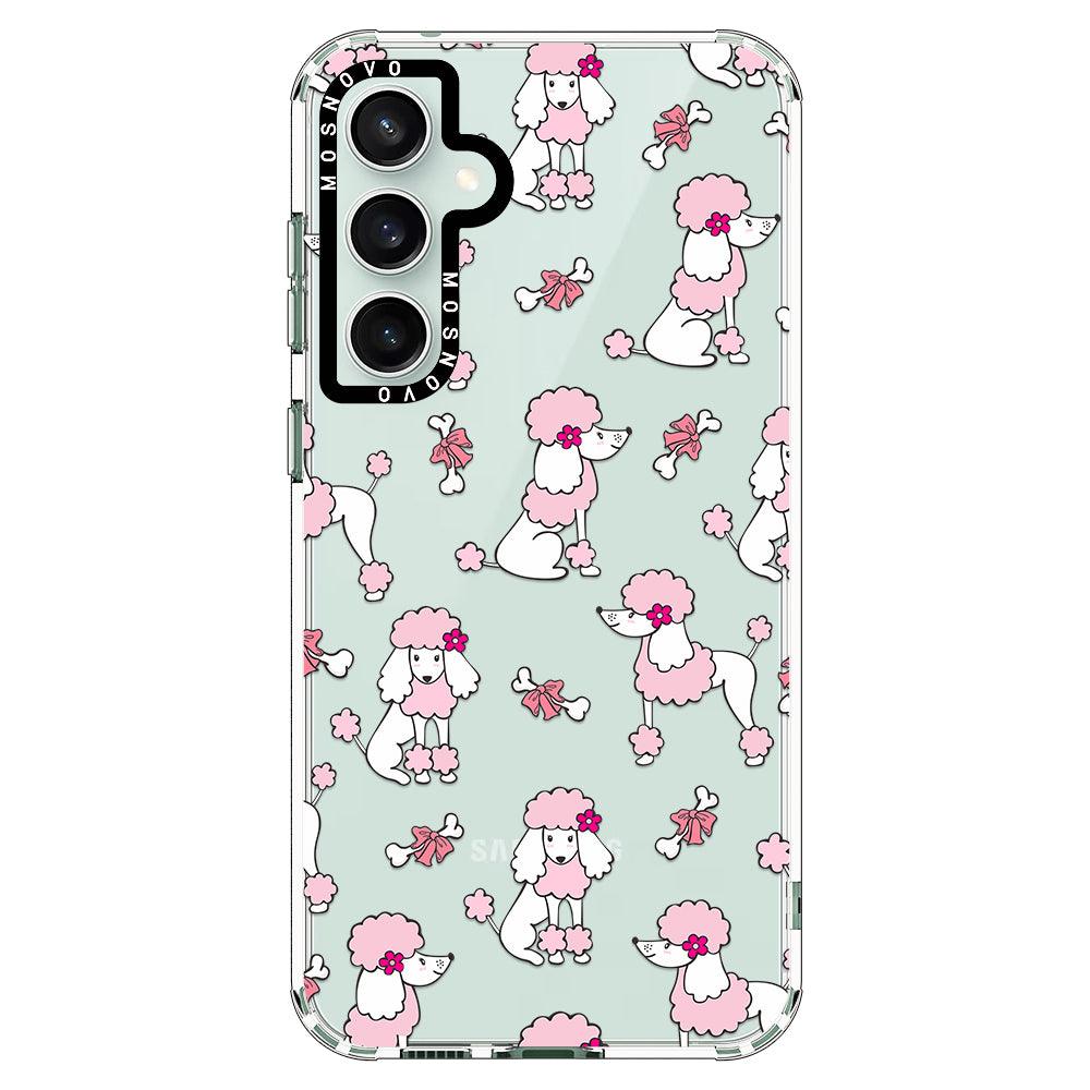 Pink Poodle Phone Case - Samsung Galaxy S23 FE Case