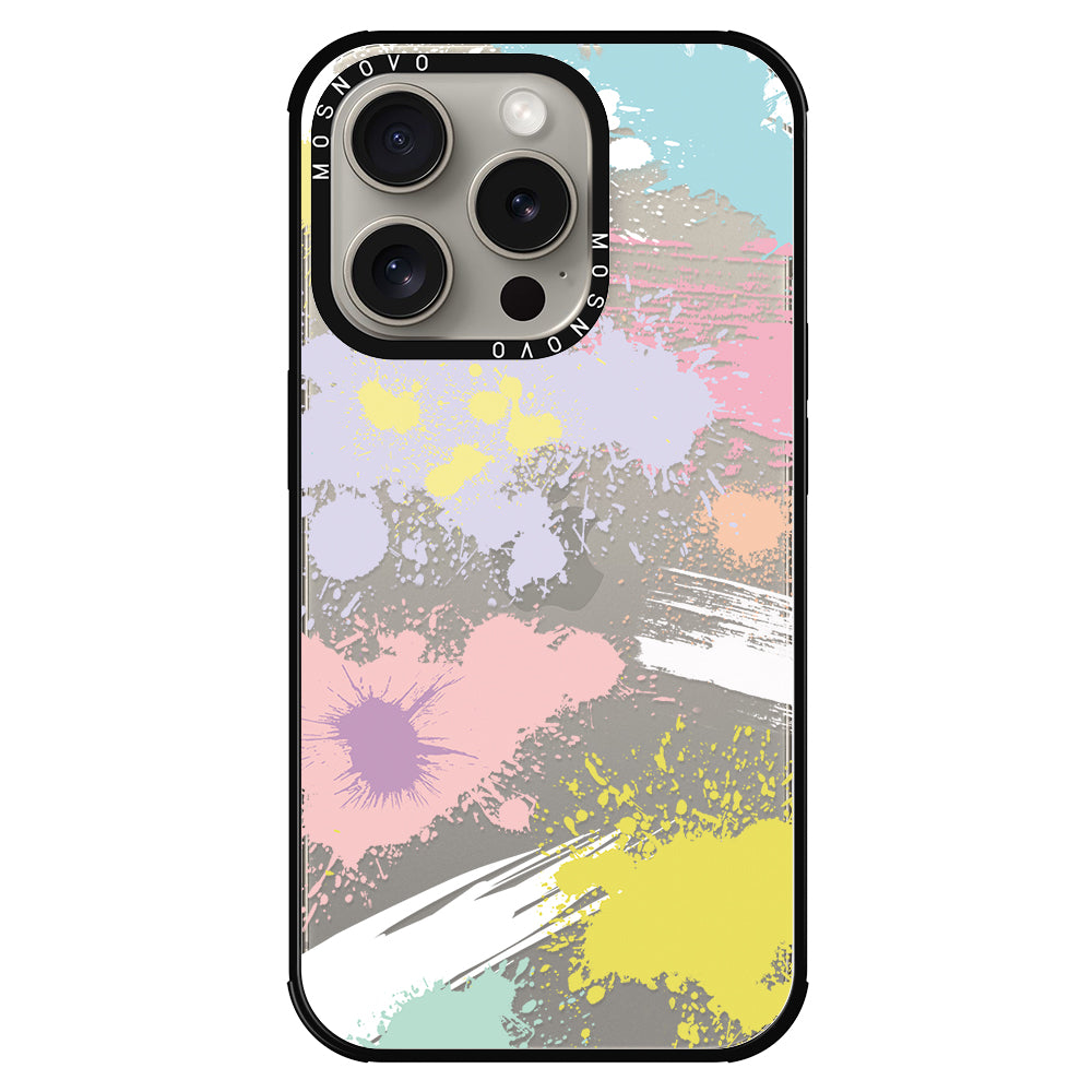 Splash Paint Phone Case - iPhone 15 Pro Case - MOSNOVO