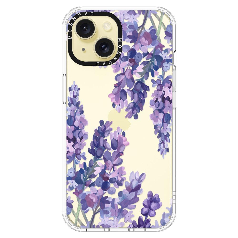 Lavender Phone Case - iPhone 15 Plus Case - MOSNOVO