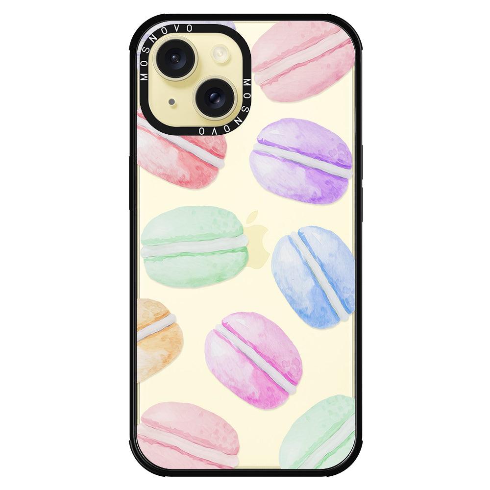 Pastel Macaron Phone Case - iPhone 15 Plus Case - MOSNOVO