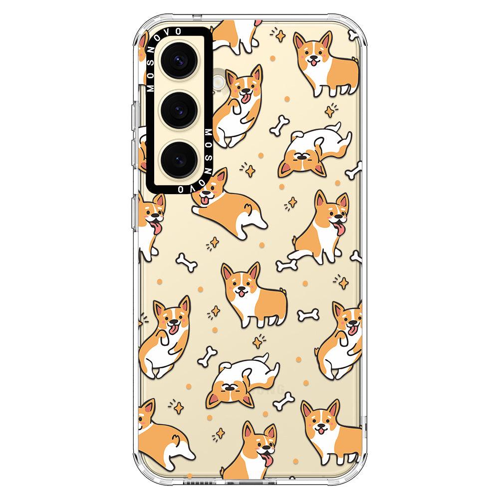 Cute Corgi Phone Case - Samsung Galaxy S24 Plus Case - MOSNOVO