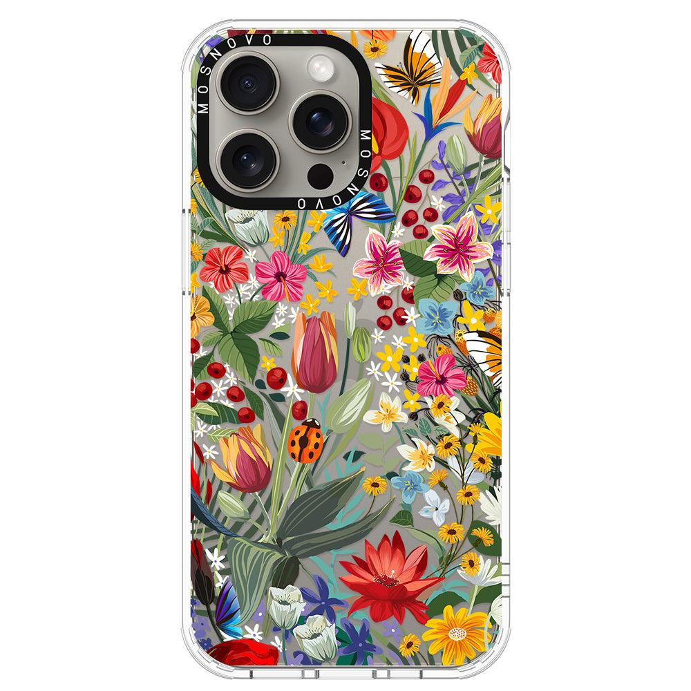 In The Garden Phone Case - iPhone 15 Pro Max Case - MOSNOVO