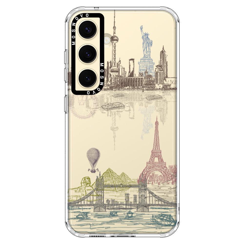 World Landscape Phone Case - Samsung Galaxy S24 Plus Case - MOSNOVO