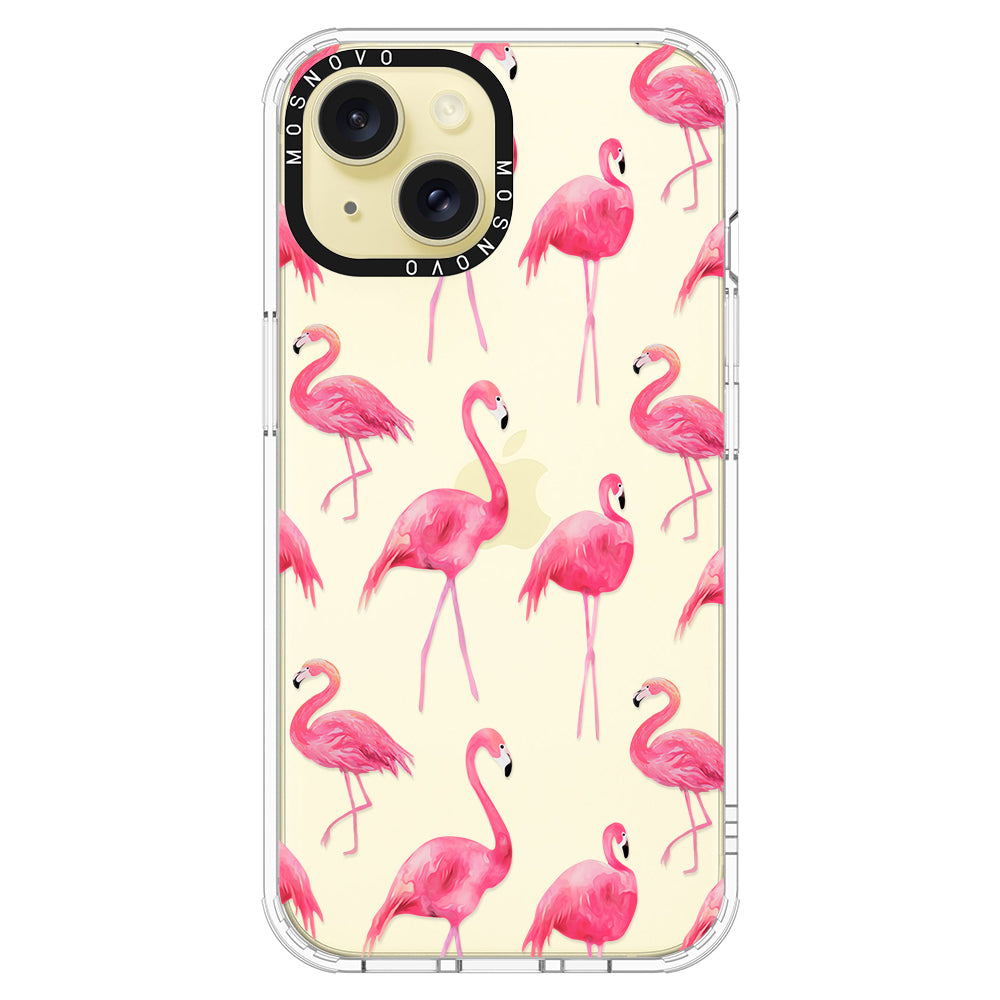 Flamingo Phone Case - iPhone 15 Case - MOSNOVO