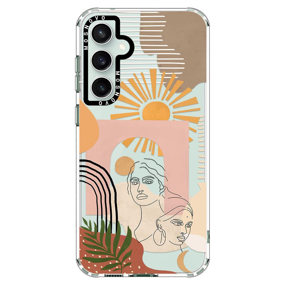 Modern Collage Art Phone Case - Samsung Galaxy S23 FE Case