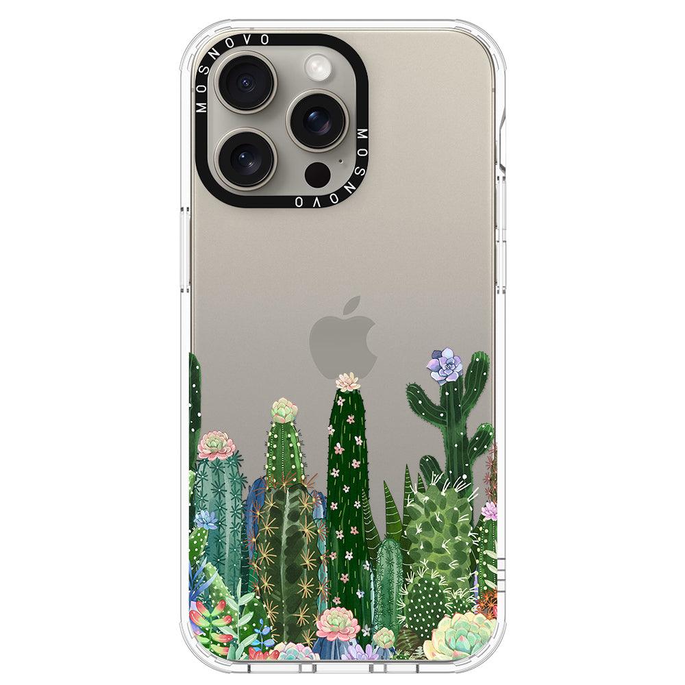 Desert Cactus Phone Case - iPhone 15 Pro Max Case - MOSNOVO