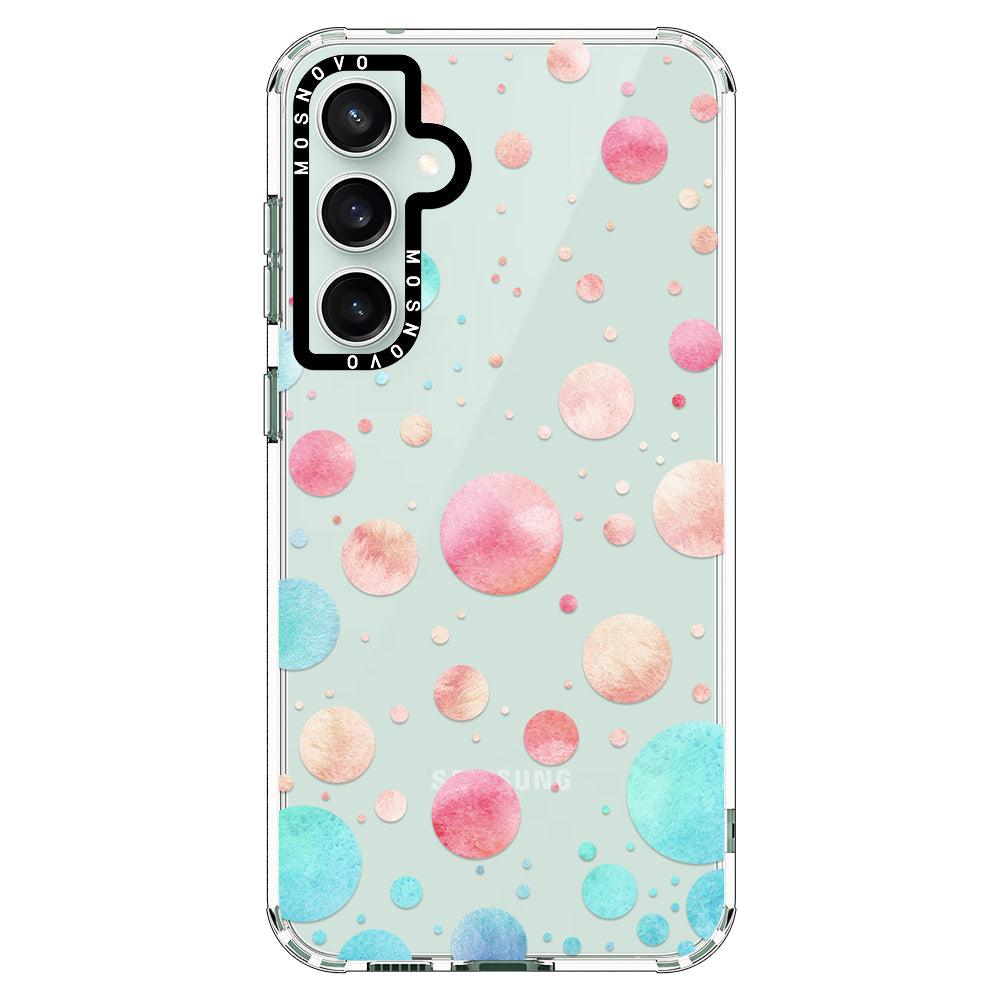 Watercolor Polka Dot Phone Case - Samsung Galaxy S23 FE Case