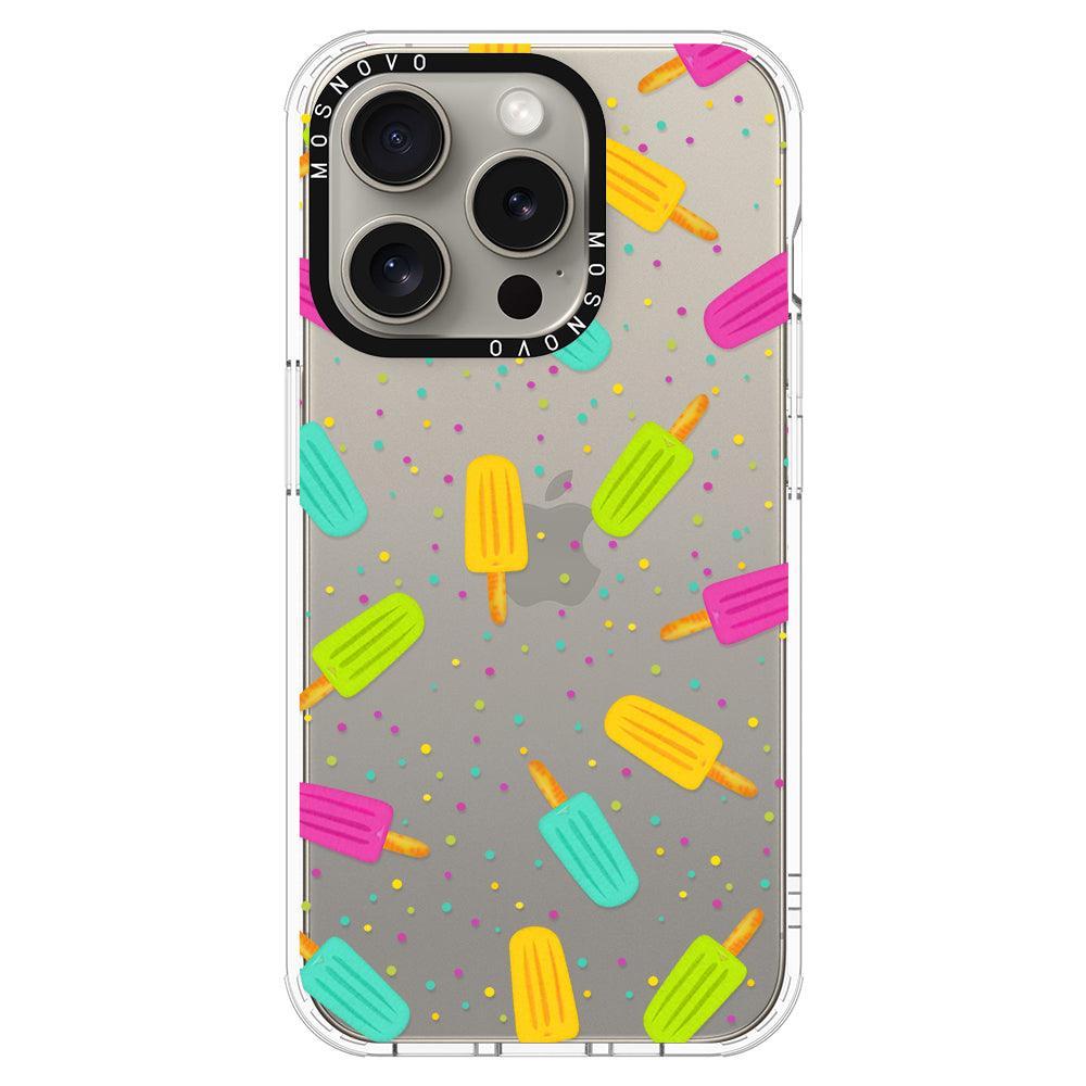 Rainbow Ice Pop Phone Case - iPhone 15 Pro Case - MOSNOVO