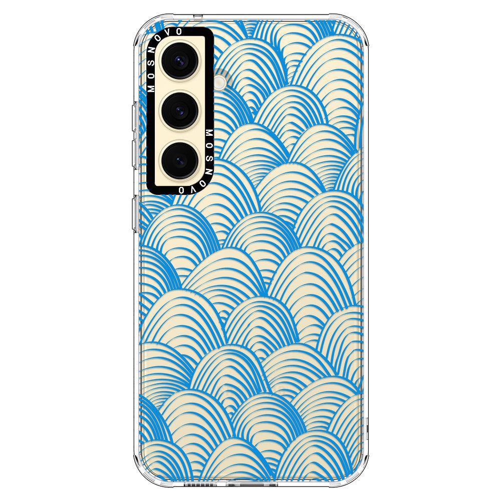 Wavy Art Phone Case - Samsung Galaxy S24 Case - MOSNOVO