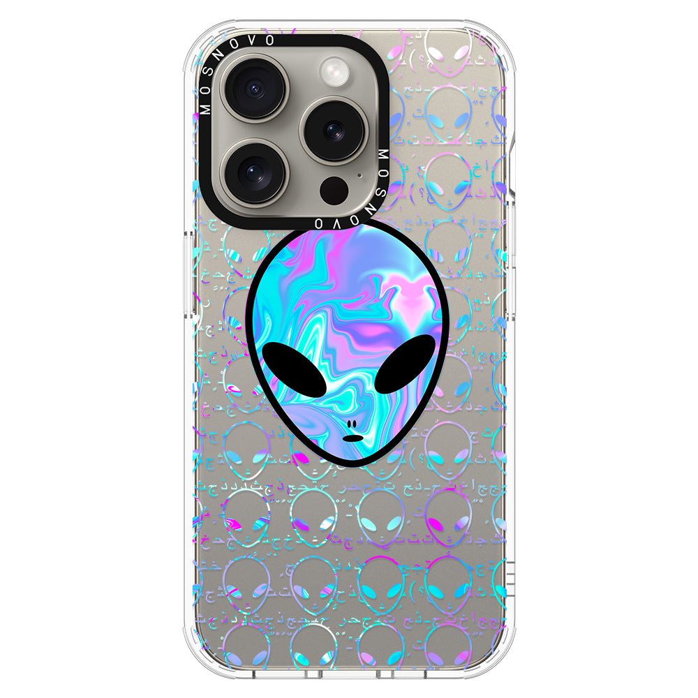 Space Alien Phone Case - iPhone 15 Pro Case - MOSNOVO