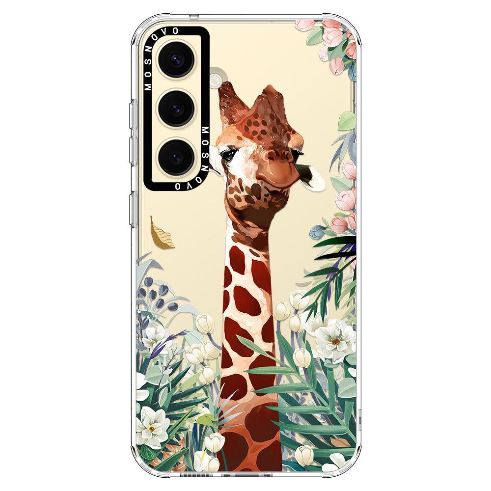 Giraffe Garden Phone Case - Samsung Galaxy S24 Case - MOSNOVO