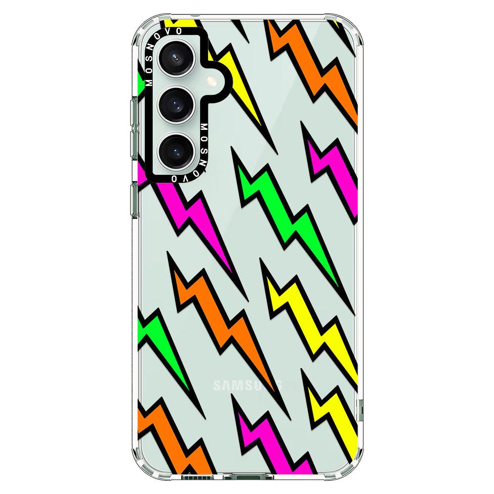 Colorful Lightning Phone Case - Samsung Galaxy S23 FE Case