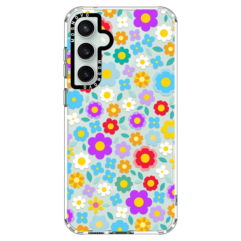 Groovy Floral Phone Case - Samsung Galaxy S23 FE Case