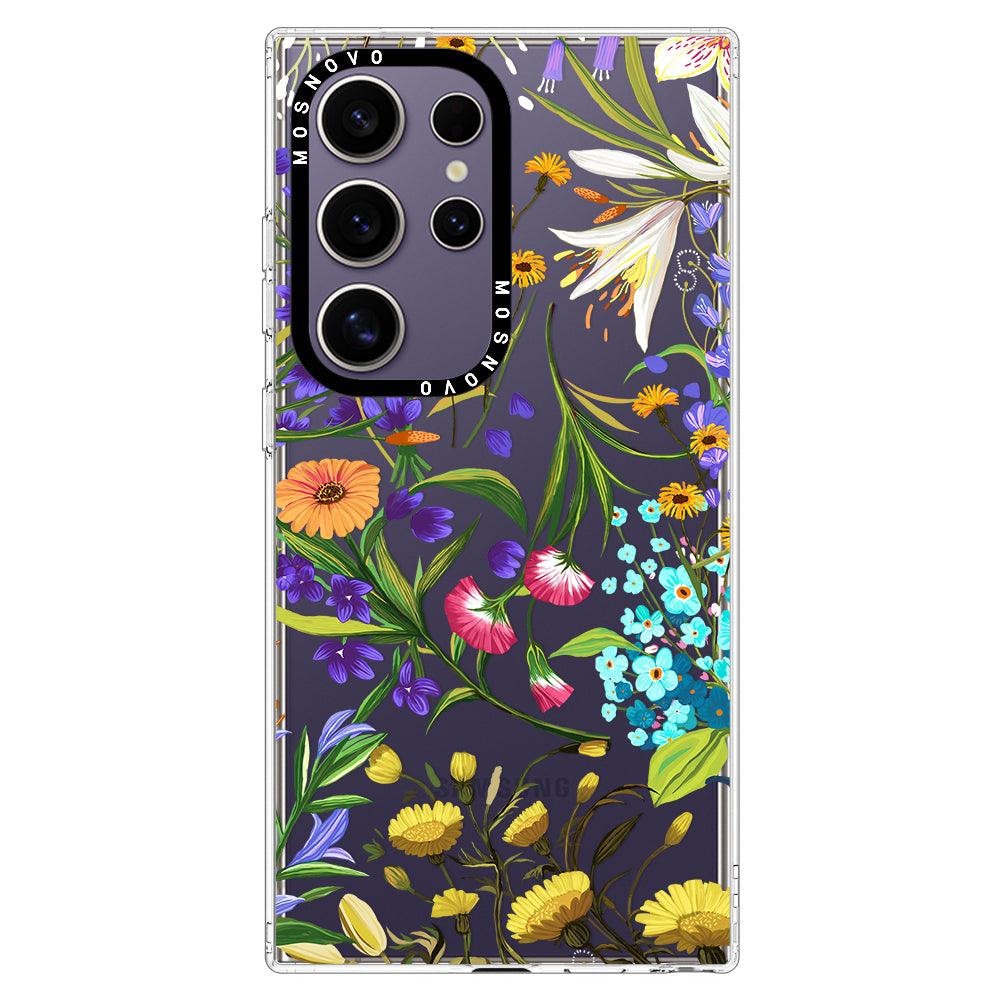 Floral Garden Phone Case - Samsung Galaxy S24 Ultra Case - MOSNOVO