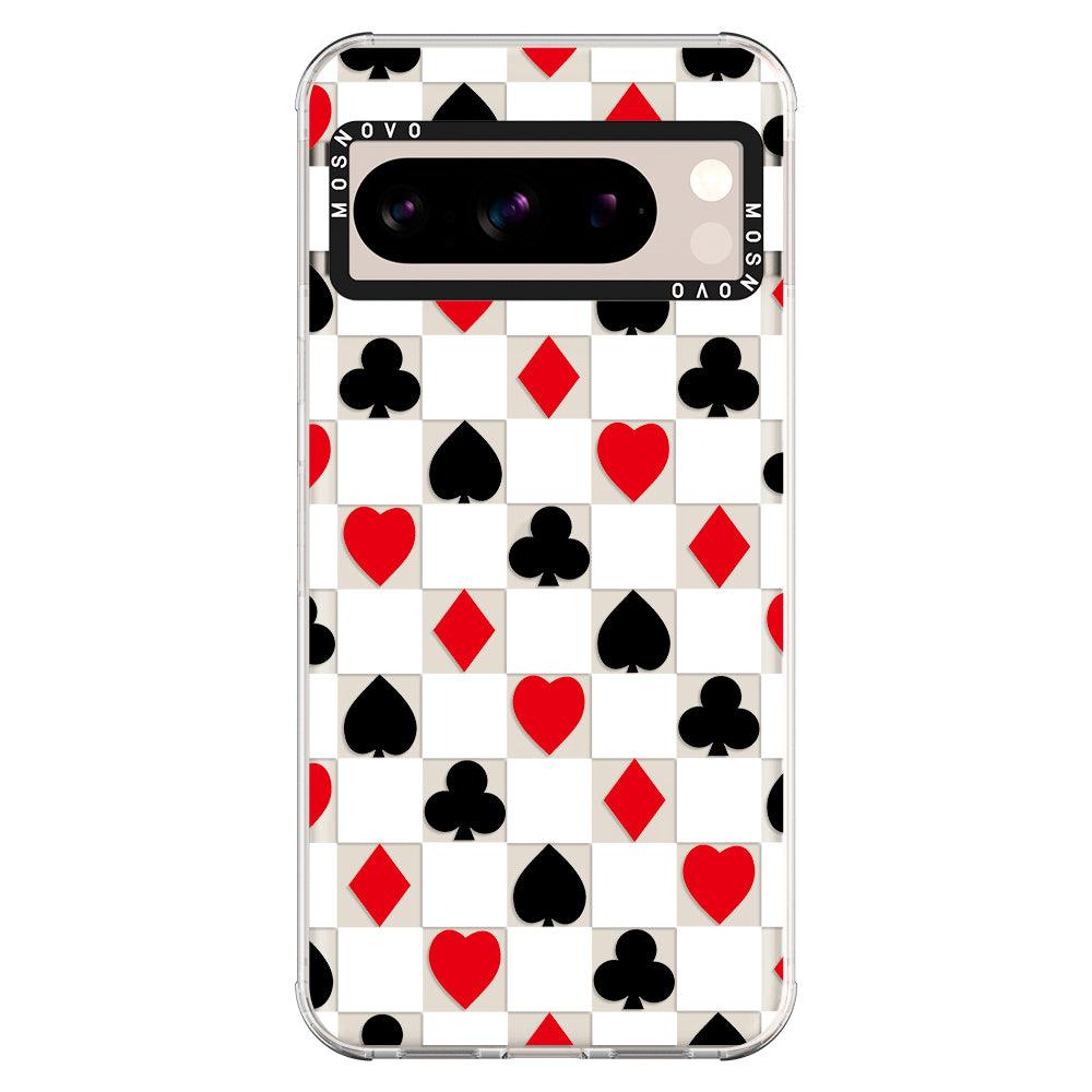 Checker Poker Phone Case - Google Pixel 8 Pro Case - MOSNOVO