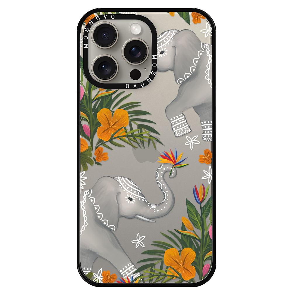 Elephant Phone Case - iPhone 15 Pro Max Case - MOSNOVO