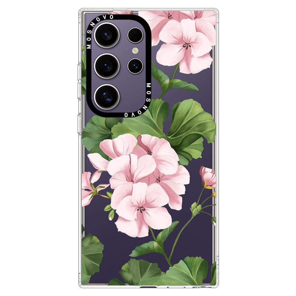 Geranium Phone Case - Samsung Galaxy S24 Ultra Case - MOSNOVO