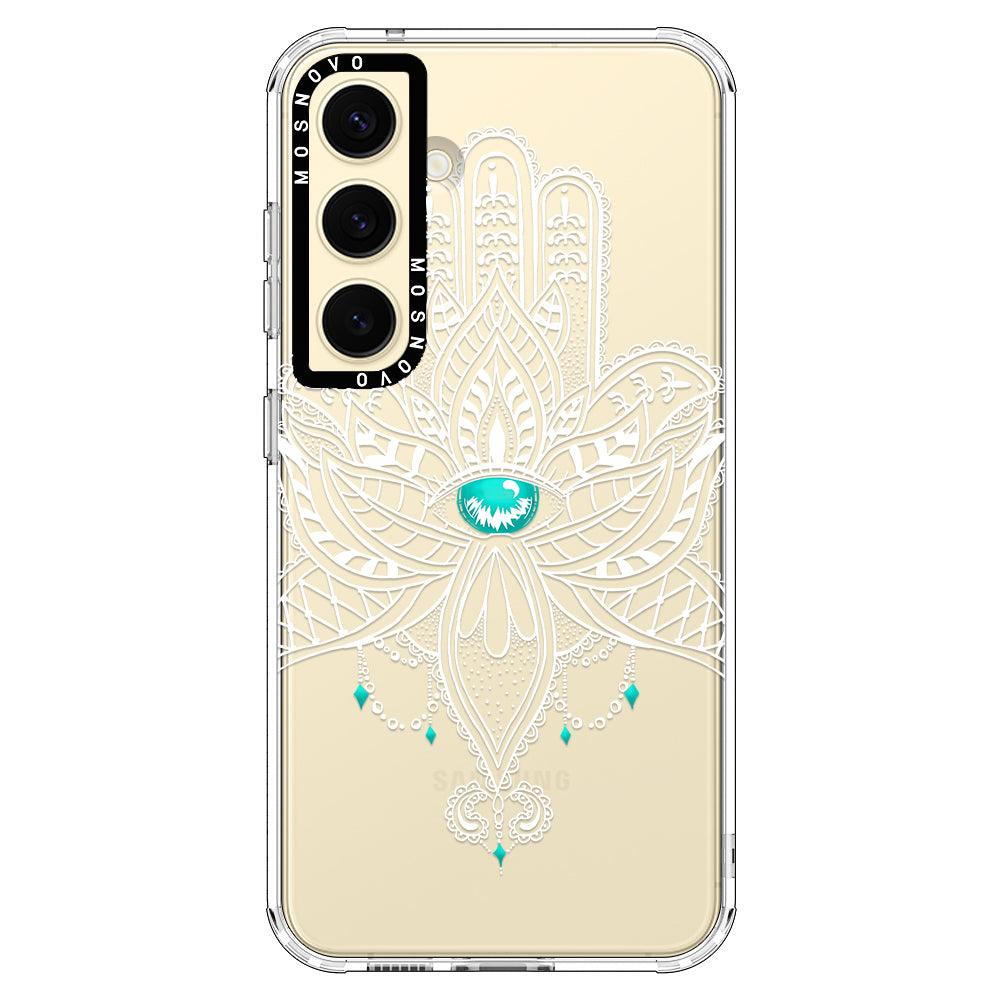 Hamsa Hand Phone Case - Samsung Galaxy S24 Plus Case - MOSNOVO