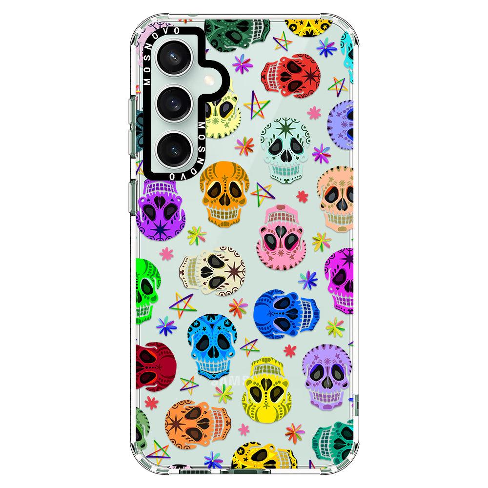 Sugar Skull Phone Case - Samsung Galaxy S23 FE Case