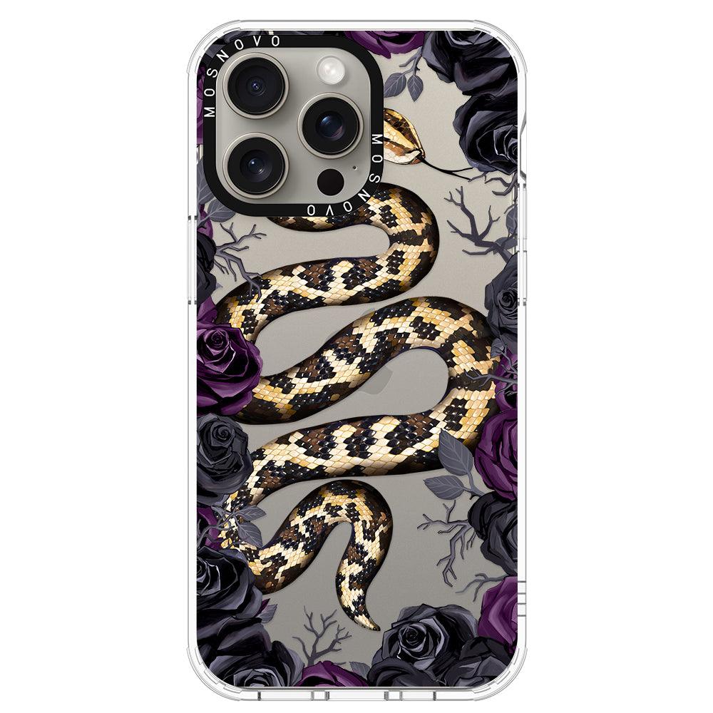 Secret Snake Garden Phone Case - iPhone 15 Pro Max Case - MOSNOVO