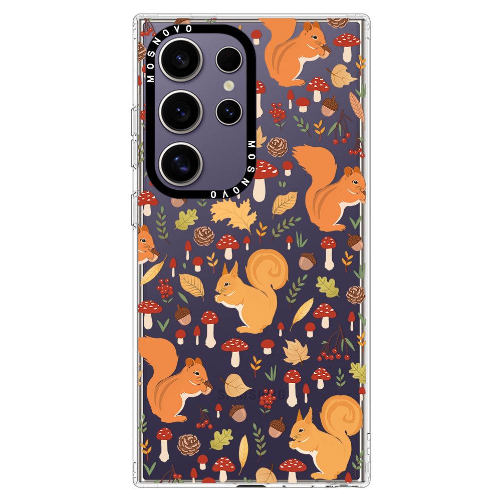 Autumn Squirrel Phone Case - Samsung Galaxy S24 Ultra Case - MOSNOVO