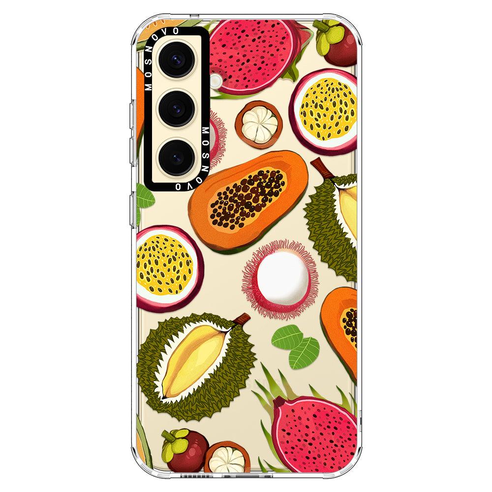 Tropical Fruits Phone Case - Samsung Galaxy S24 Plus Case - MOSNOVO