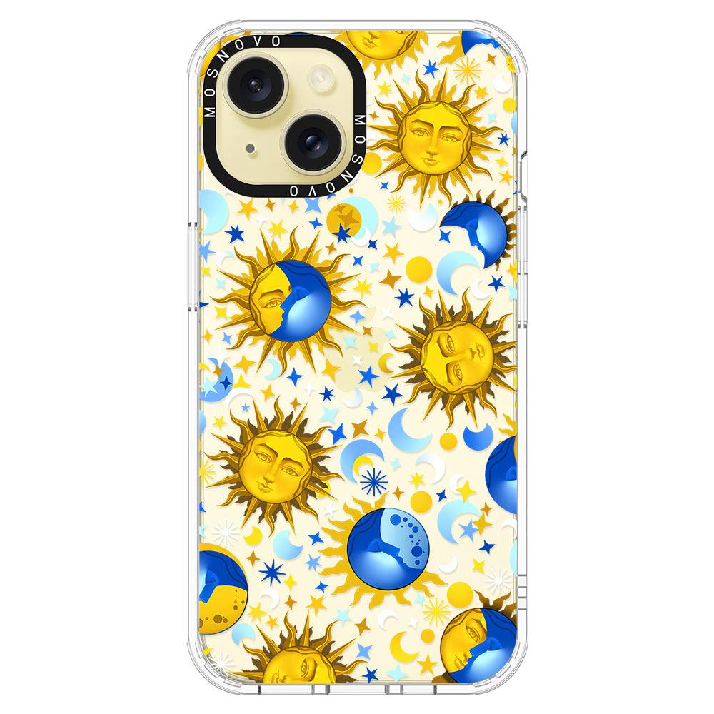 Sun and Moon Phone Case - iPhone 15 Plus Case - MOSNOVO