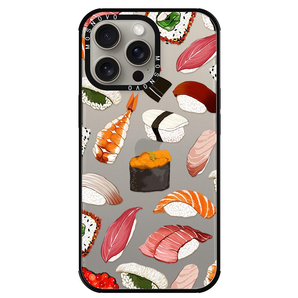 Mixed Sushi Phone Case - iPhone 15 Pro Max Case - MOSNOVO