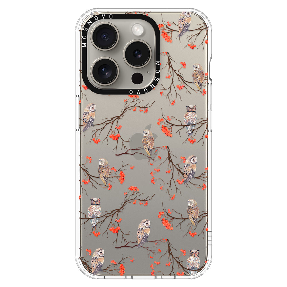 Owl Phone Case - iPhone 15 Pro Case - MOSNOVO