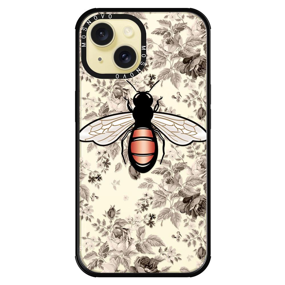 Vintage Bee Phone Case - iPhone 15 Case - MOSNOVO