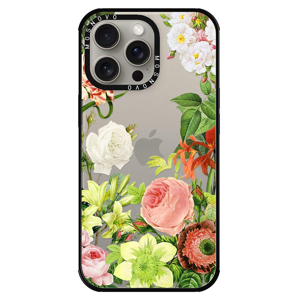 Botanical Garden Phone Case - iPhone 15 Pro Max Case - MOSNOVO