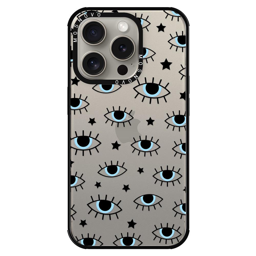 Hippie Eye Phone Case - iPhone 15 Pro Case - MOSNOVO