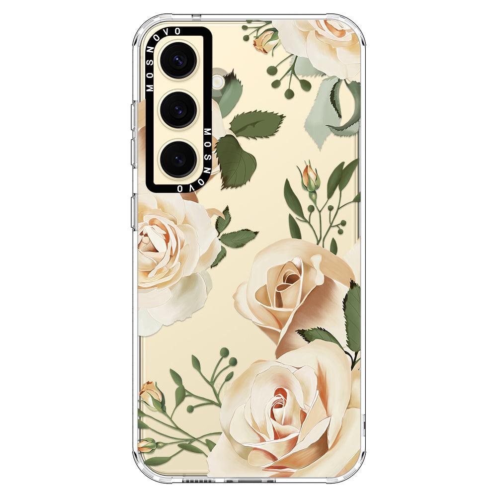 Champagne Rose Phone Case - Samsung Galaxy S24 Case - MOSNOVO