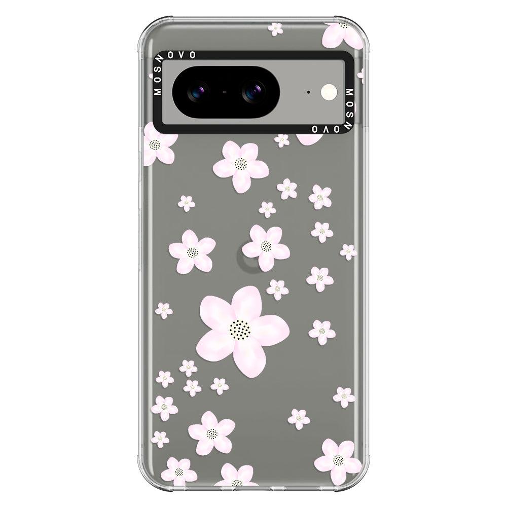 Pink Cherry Blossom Phone Case - Google Pixel 8 Case - MOSNOVO