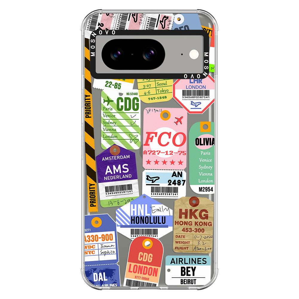 Ticket Label Phone Case - Google Pixel 8 Case - MOSNOVO