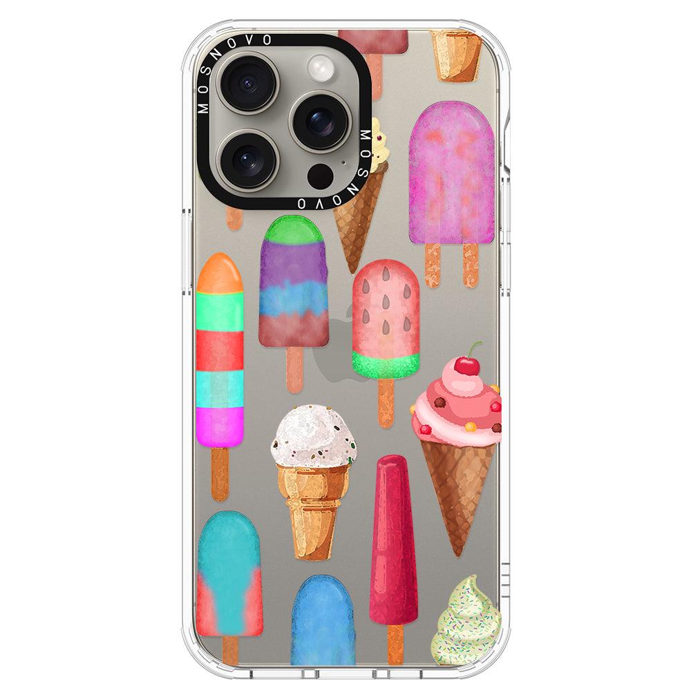 Ice Cream Phone Case - iPhone 15 Pro Max Case - MOSNOVO