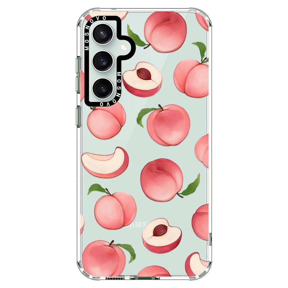 Cute Peach Phone Case - Samsung Galaxy S23 FE Case