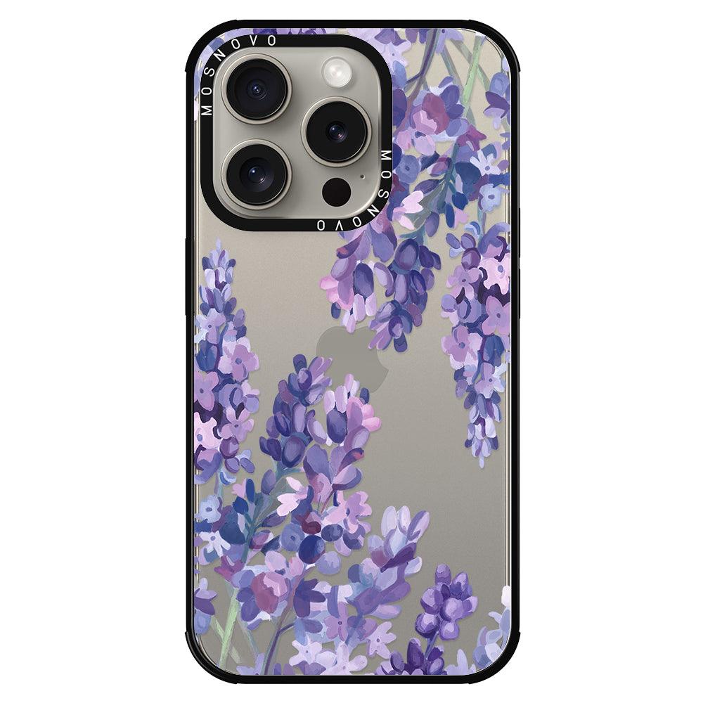 Lavender Phone Case - iPhone 15 Pro Case - MOSNOVO