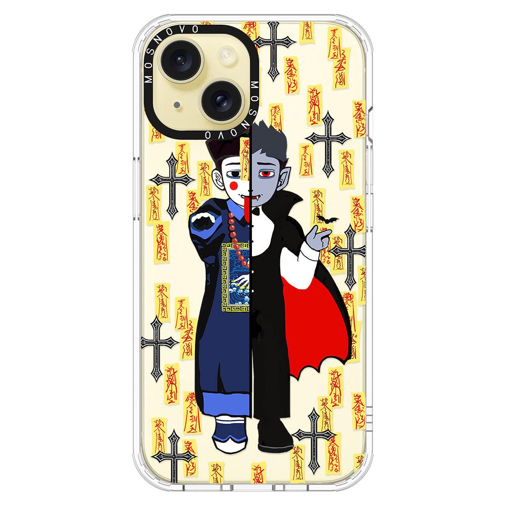 Vampire Vs Jiangshi Phone Case - iPhone 15 Case - MOSNOVO