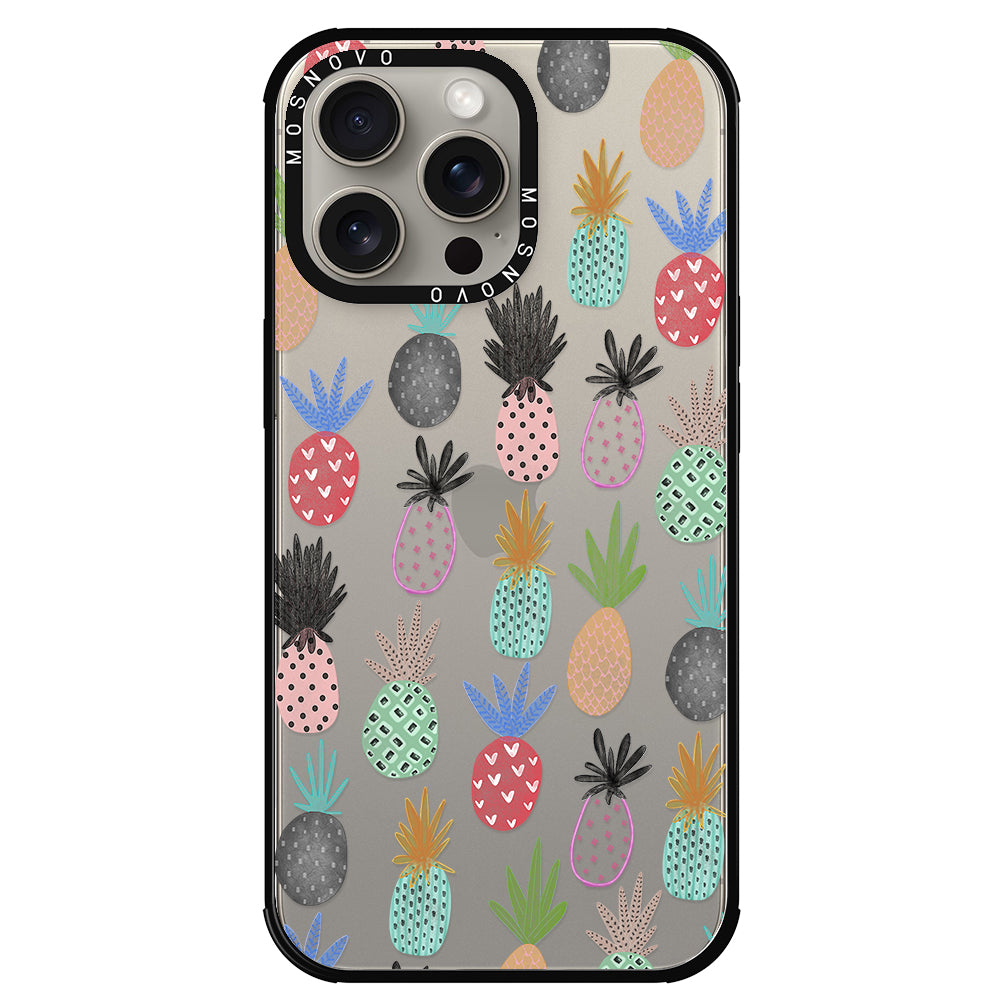 Cute Pineapple Phone Case - iPhone 15 Pro Max Case - MOSNOVO