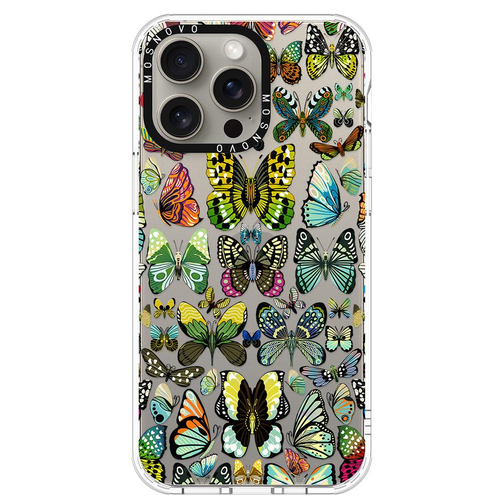 Butterflies Phone Case - iPhone 15 Pro Max Case - MOSNOVO