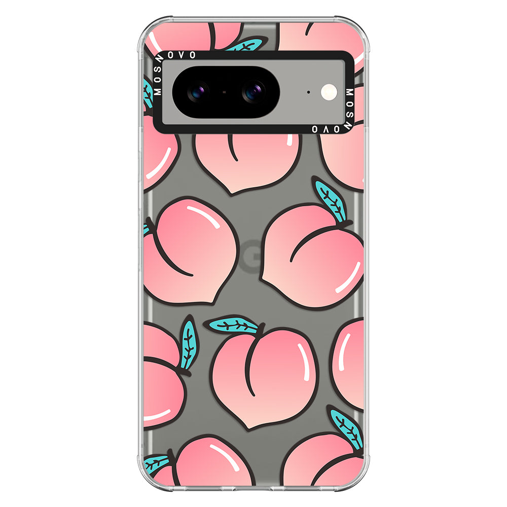 Cute Peach Phone Case - Google Pixel 8 Case - MOSNOVO