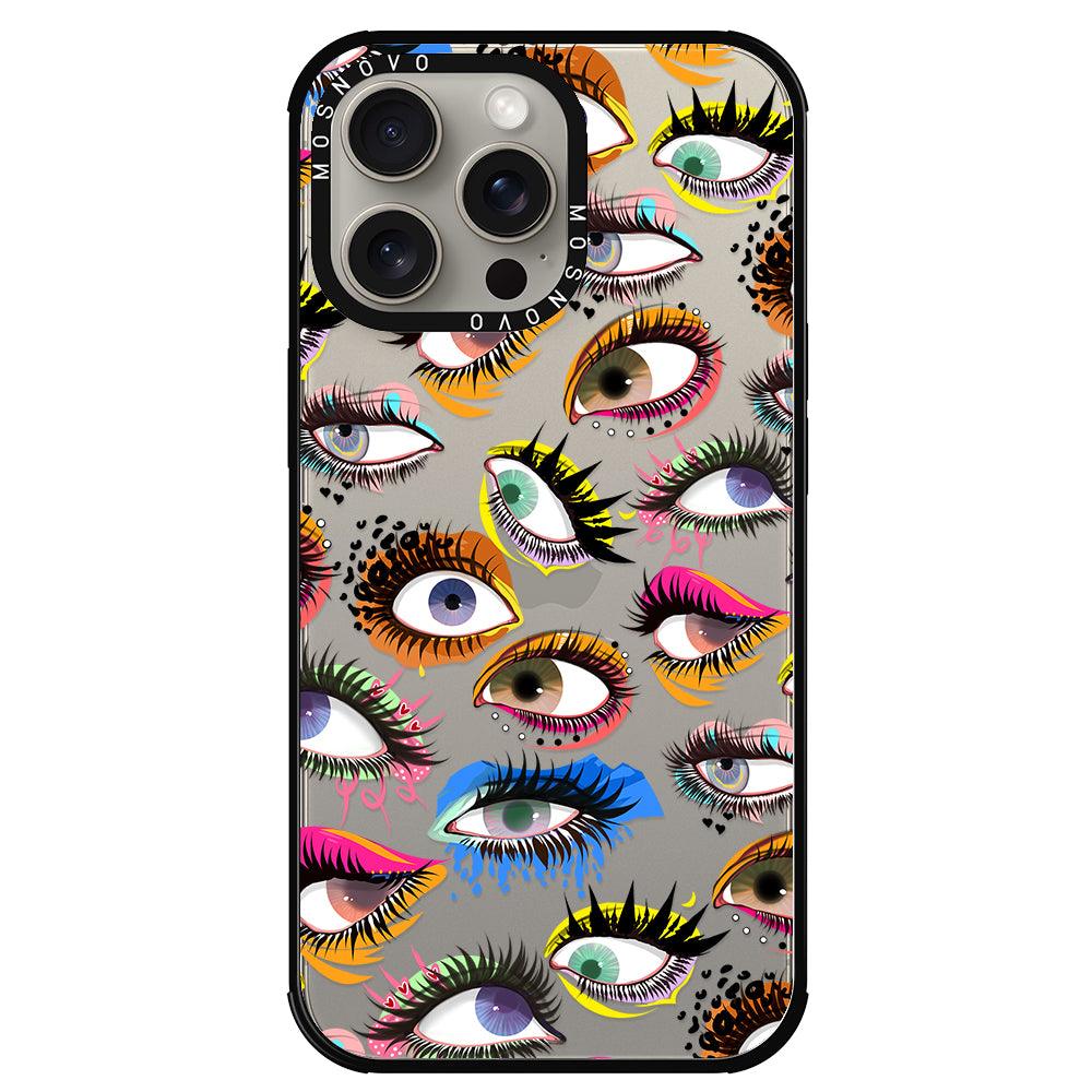 Eyes Phone Case - iPhone 15 Pro Max Case - MOSNOVO