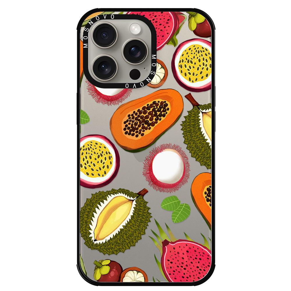 Tropical Fruit Phone Case - iPhone 15 Pro Max Case - MOSNOVO