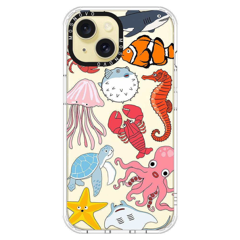 Sea World Phone Case - iPhone 15 Case - MOSNOVO