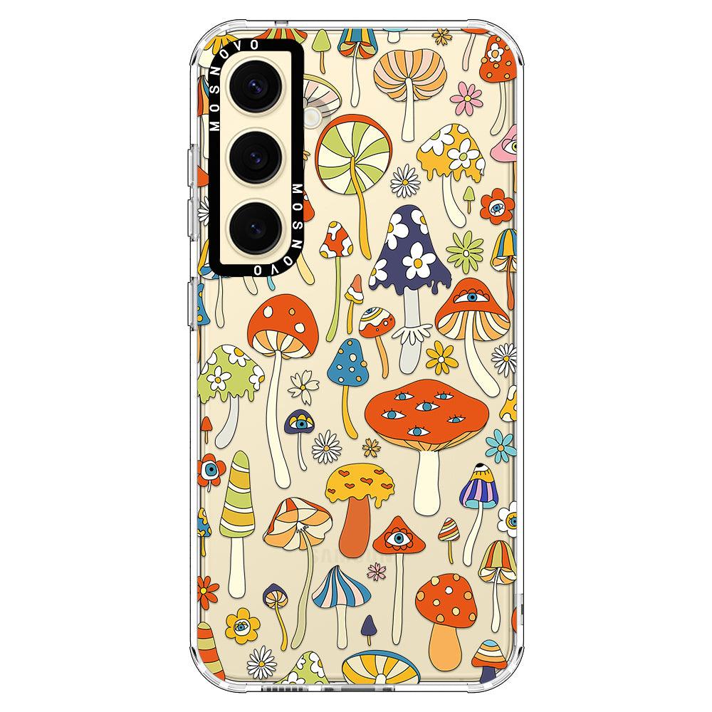 Mushroom Art Phone Case - Samsung Galaxy S24 Case